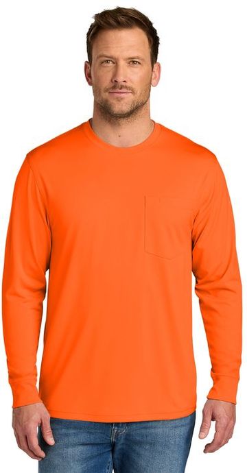 CornerStone Workwear Pro 5-ounce, 100% polyester Long Sleeve T-Shirt With Pocket